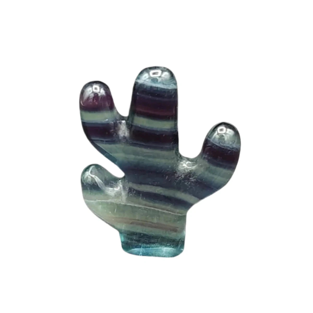 This is the back side of this Fluorite cactus
