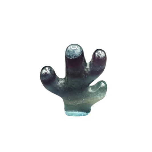 This is the front side of this Fluorite cactus