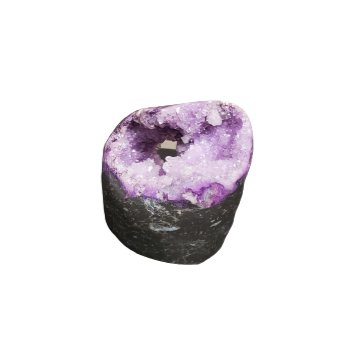 Small Purple Druzy Quartz Sculpture