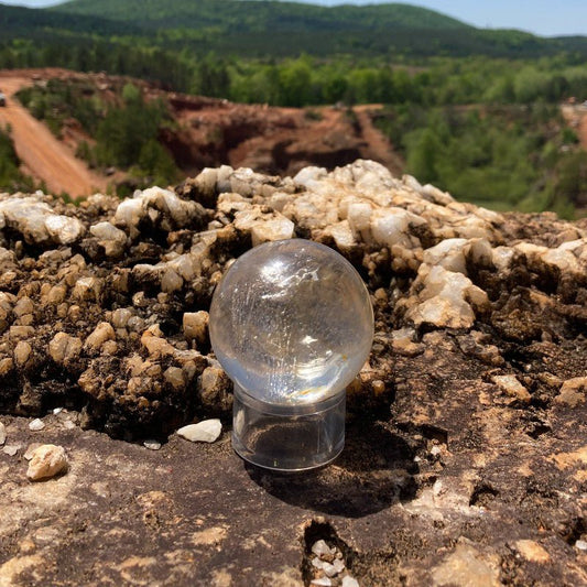 Crystal Ball Sphere In Natural LIght