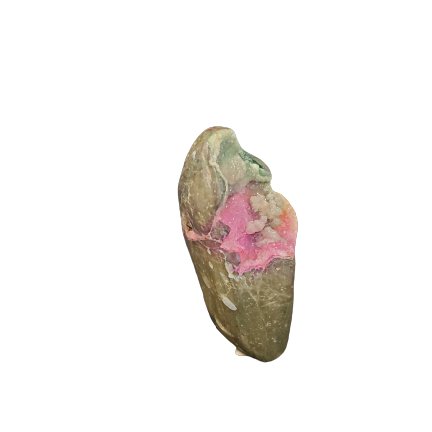 Pastel Pink And Green Druzy Quartz Sculpture