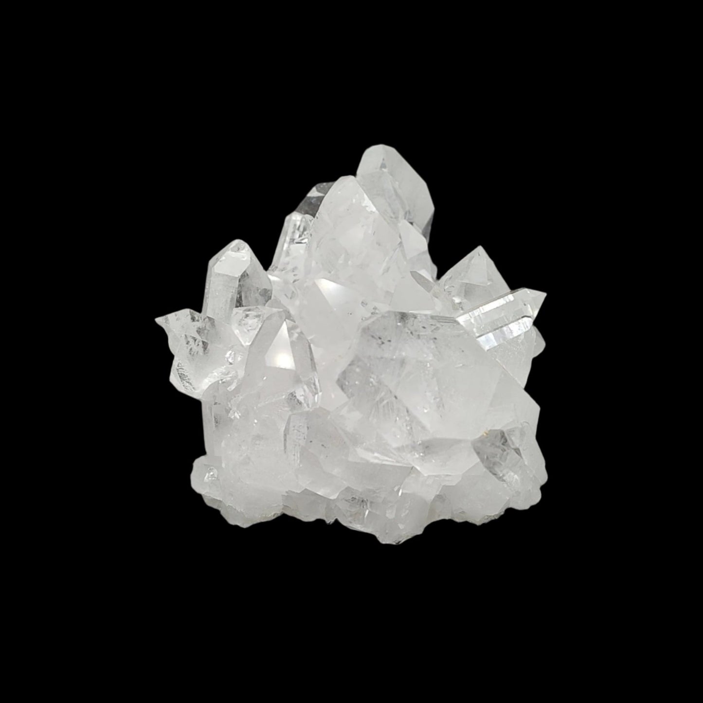 This is the right side of this Quartz crystal cluster