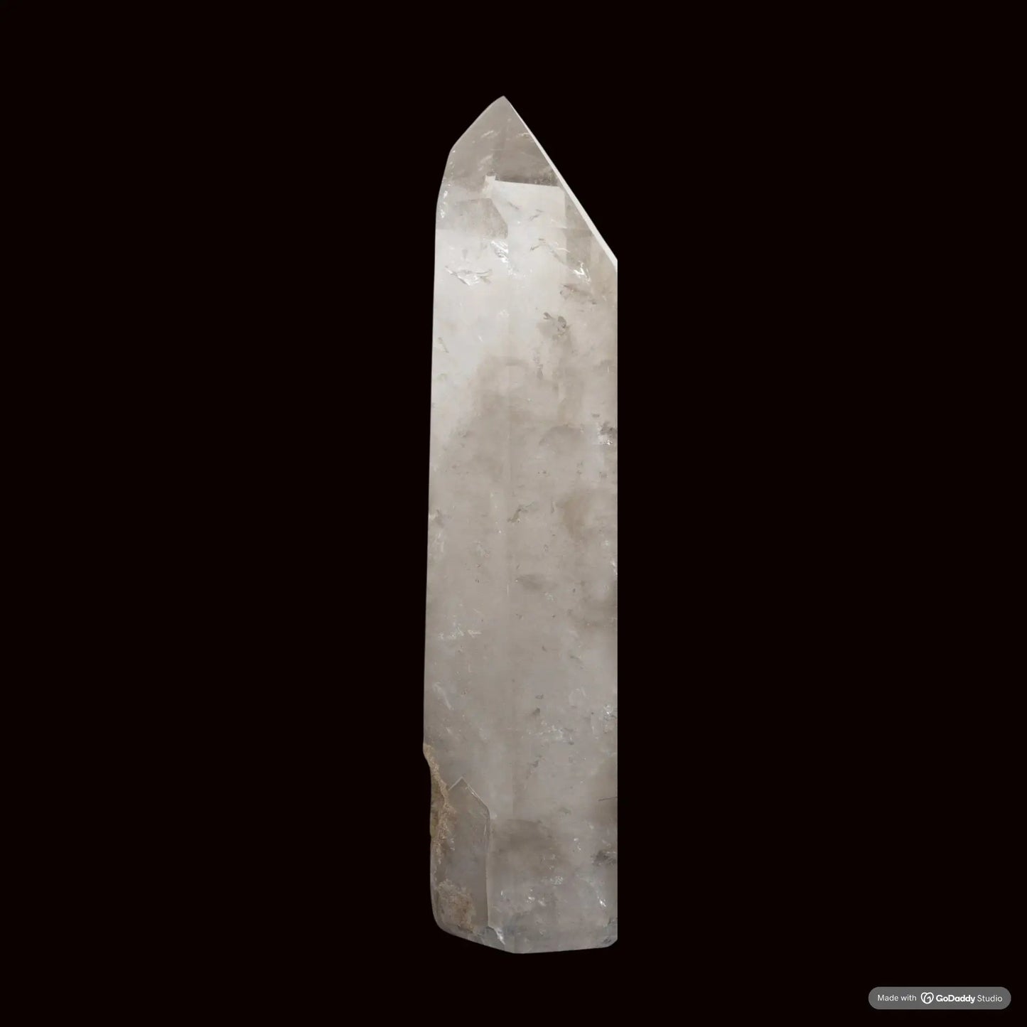 Alternate View Of Smoky Crystal Cut And Polished Point