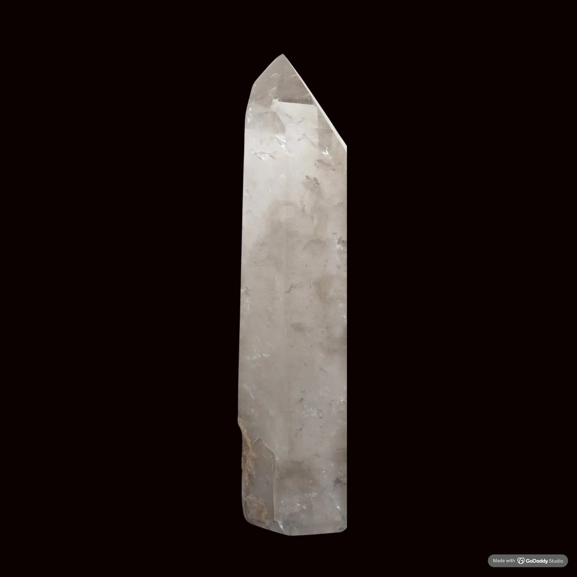 Alternate View Of Smoky Crystal Cut And Polished Point