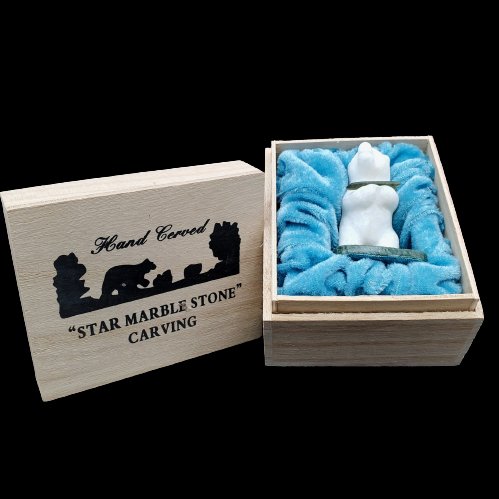 Gift Box for Star Marble Stone Bear