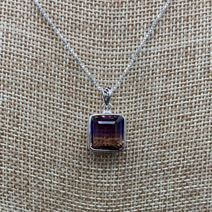 Close Up Of Ametrine Pendant