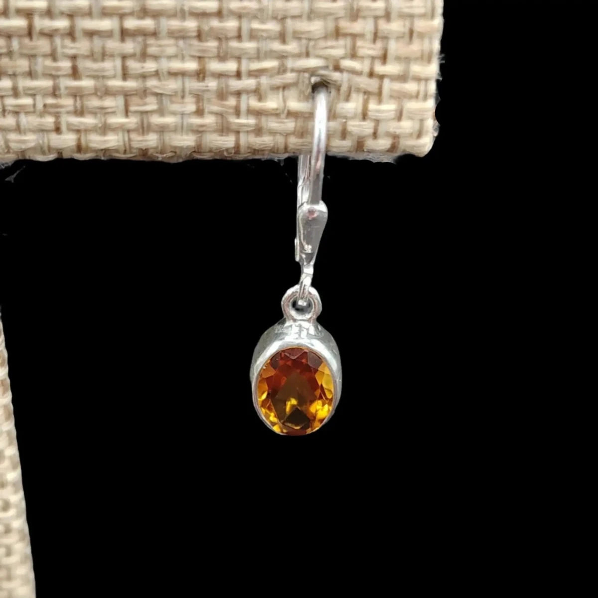 This is a close up of the Citrine gemstone
