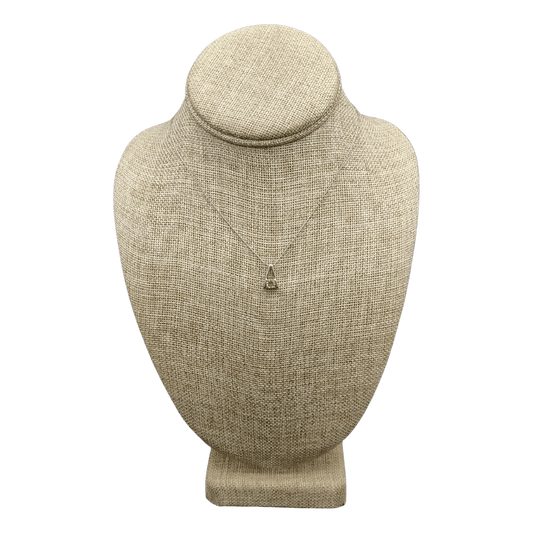 This is the front view of this Citrine necklace