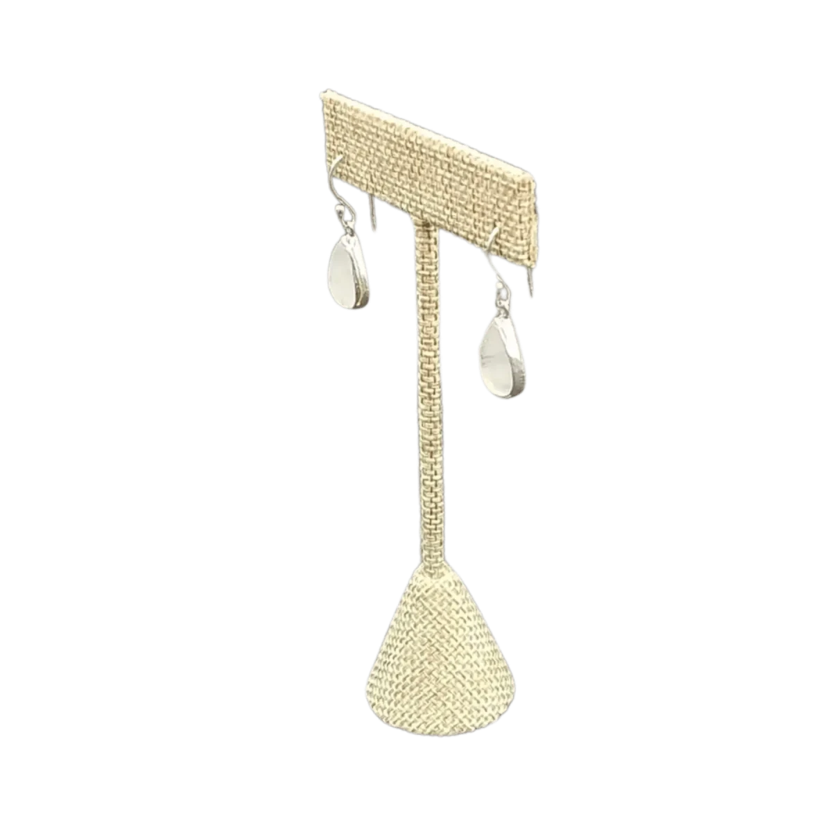 This is the side view of Sterling Silver gemstone earrings