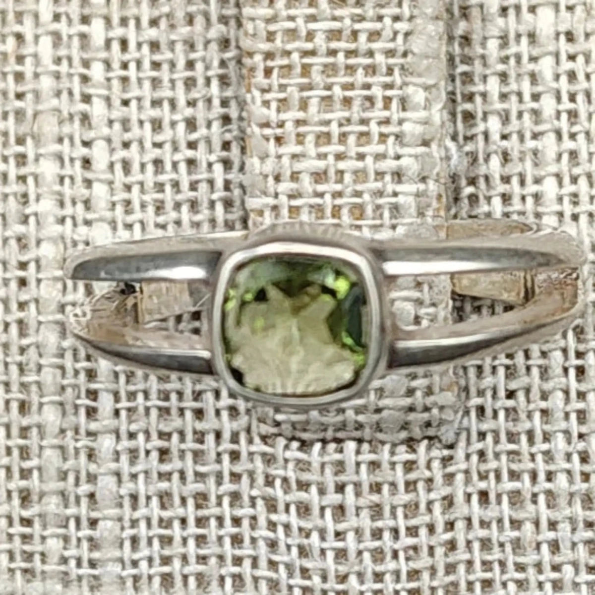This is a close up of the Peridot gemstone
