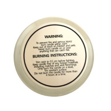 Burning Instructions For Candle