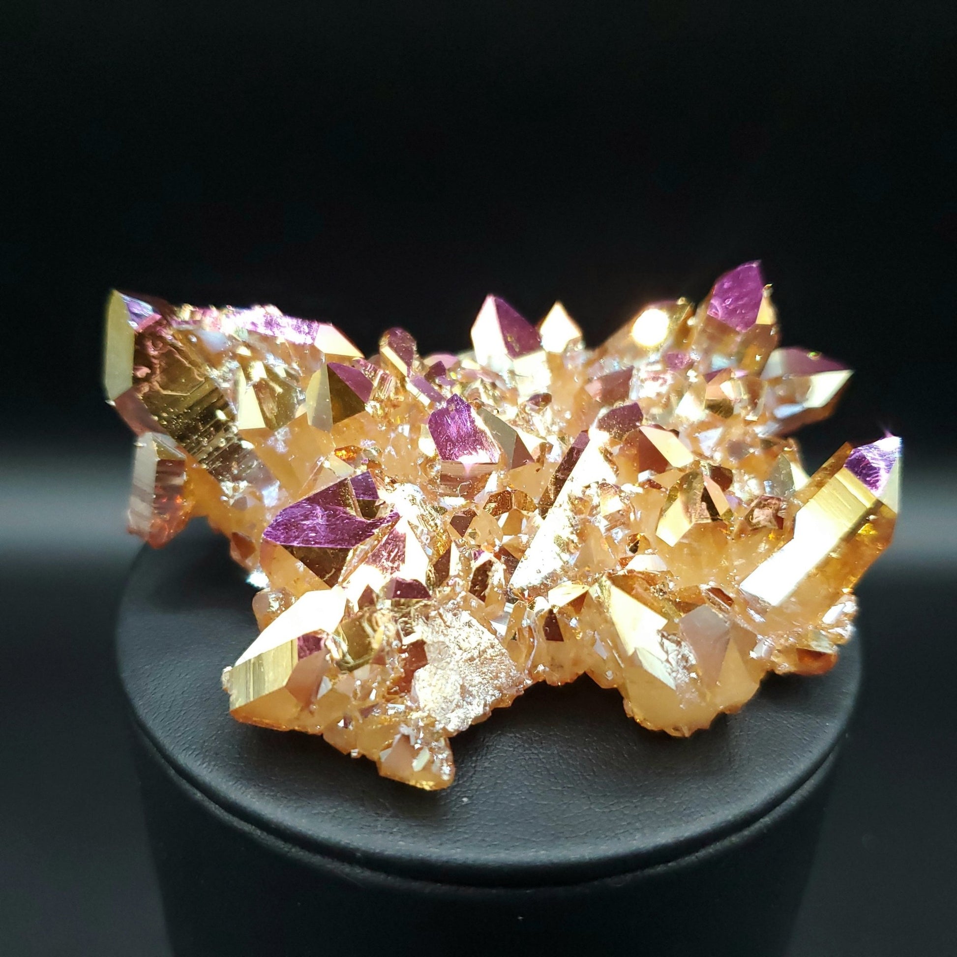 Sunset Aura Crystal Cluster