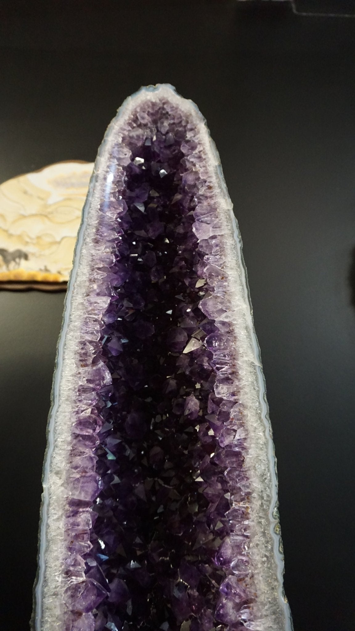 Top Half Of Amethyst Geode Cathedral