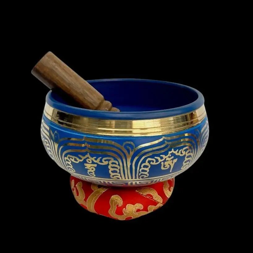 Medium  Blue Tibetan Singing Bowl