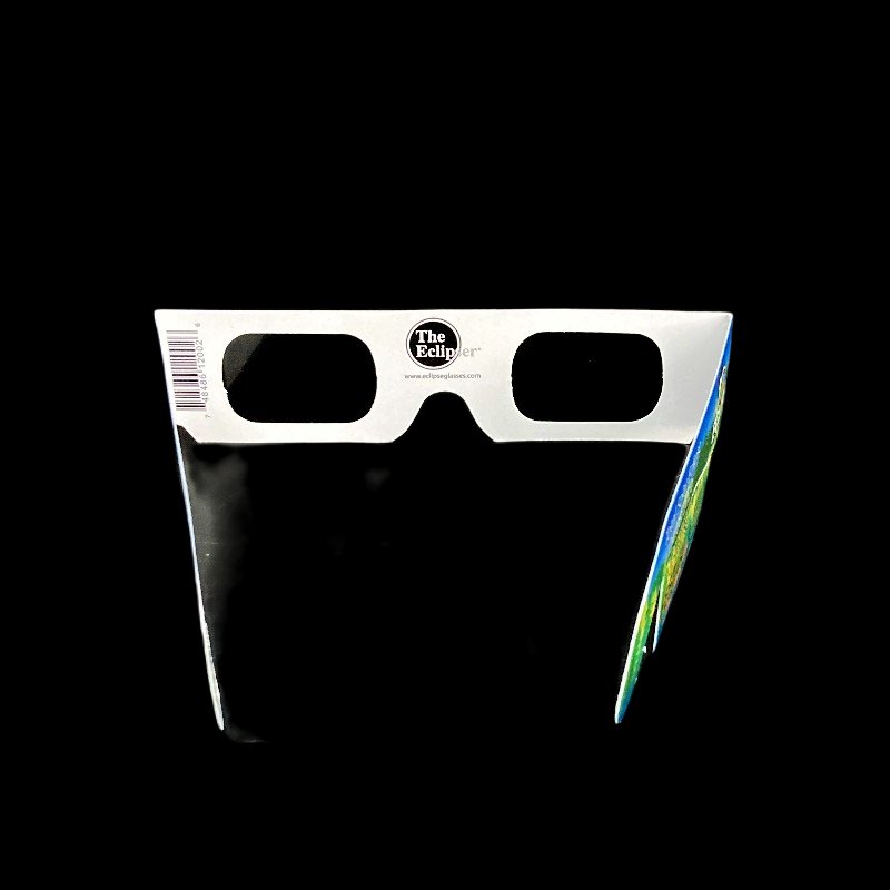 Inside View Of Total Solar Eclipse Festival Glasses Eye Protection