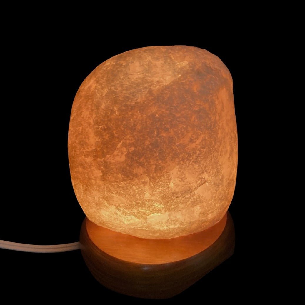 Rose Quartz Tumbled Lamp