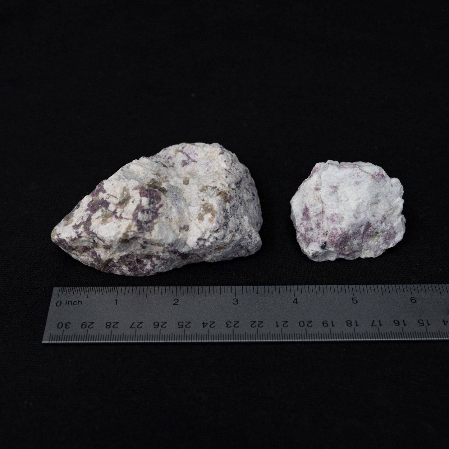 Rubellite With Calcite Uncut Stones Sold In Bulk