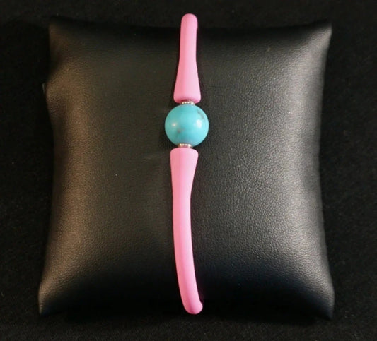 Turquoise Silicone Bracelet