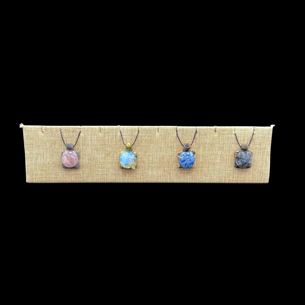 Turtle Gemstone Necklaces