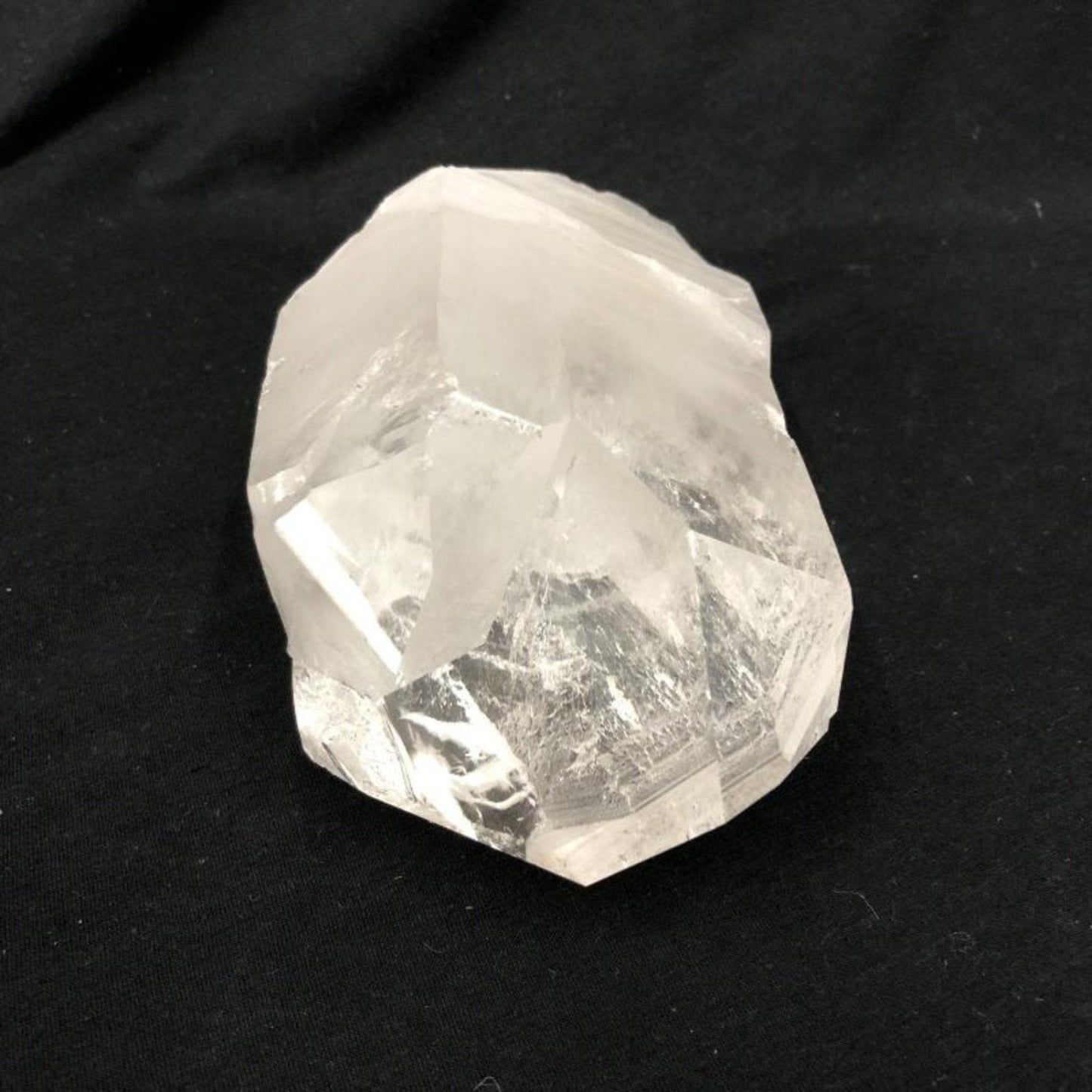 Top View Of Quartz Crystal Twin