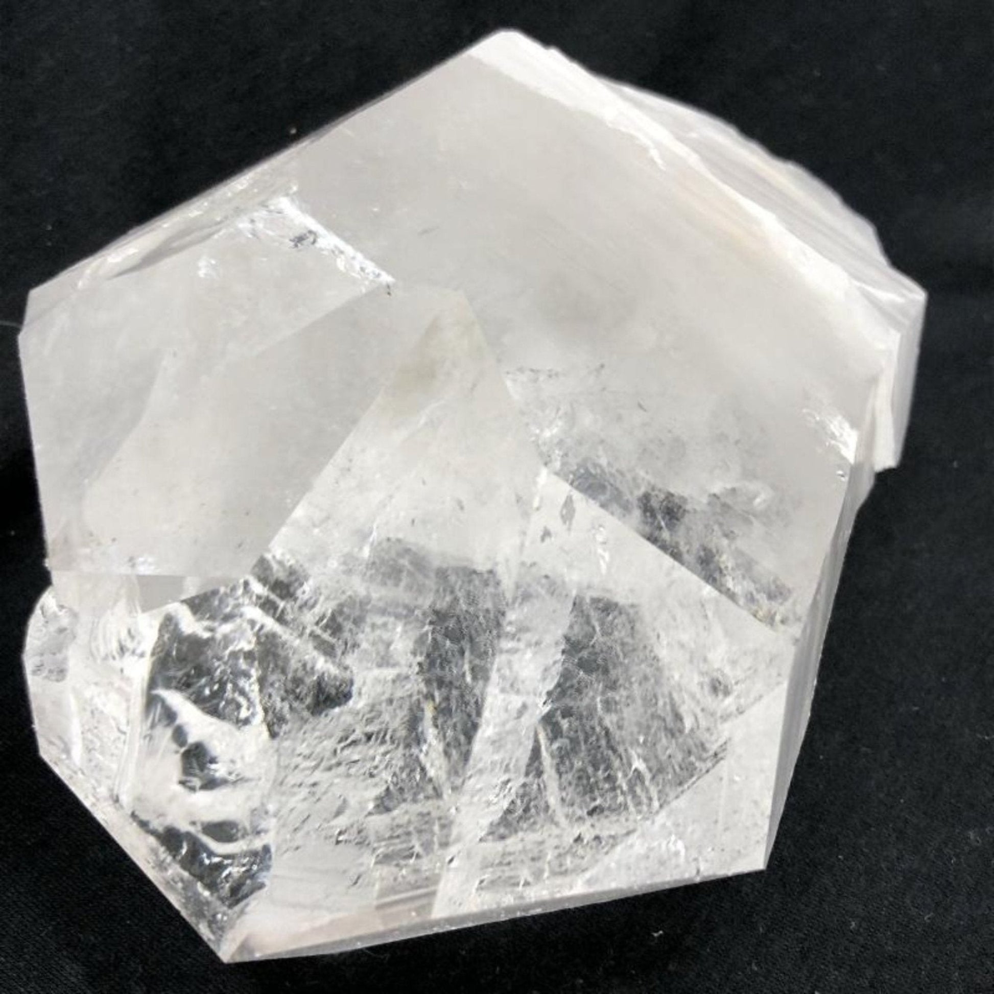 Close Up Of Large Point On Quartz Crystal Twin From Ron Coleman Mine