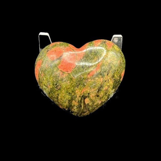 Ukanite Gemstone Heart