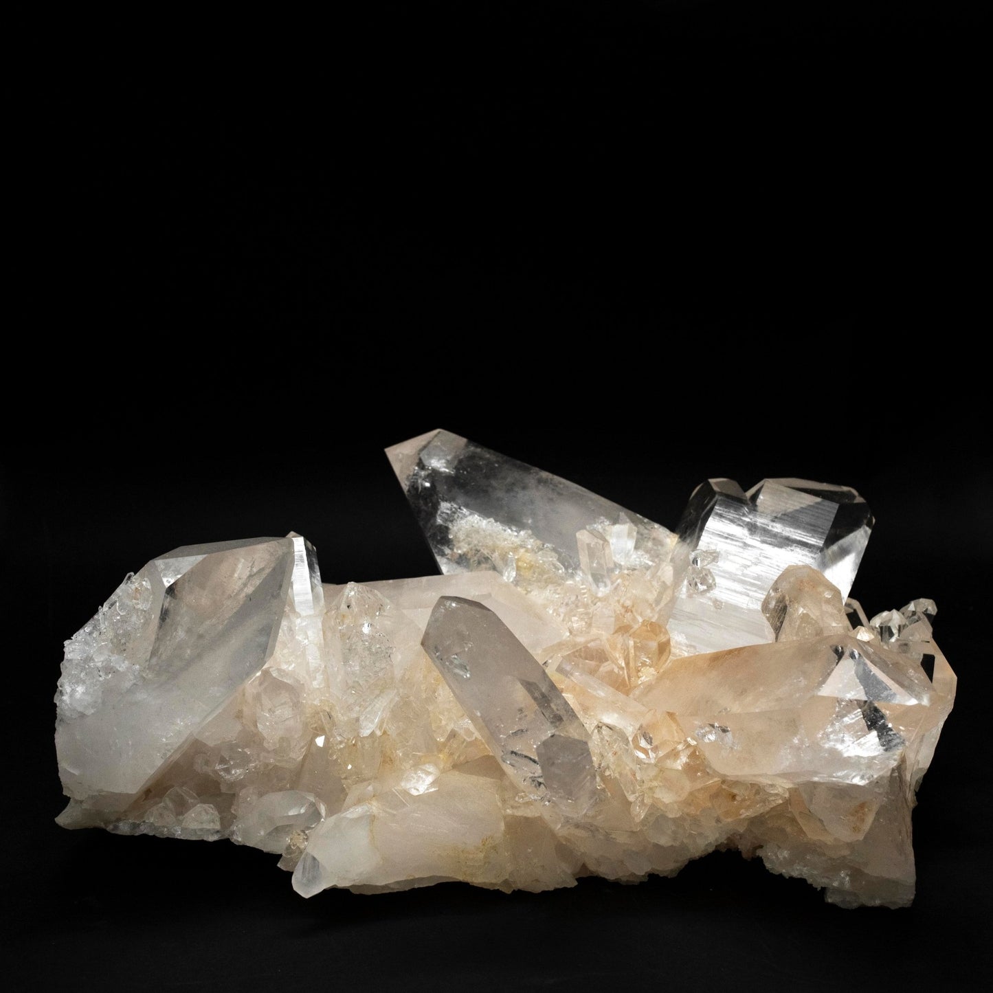 Clear Quartz Crystal Cluster From Ron Coleman Mining