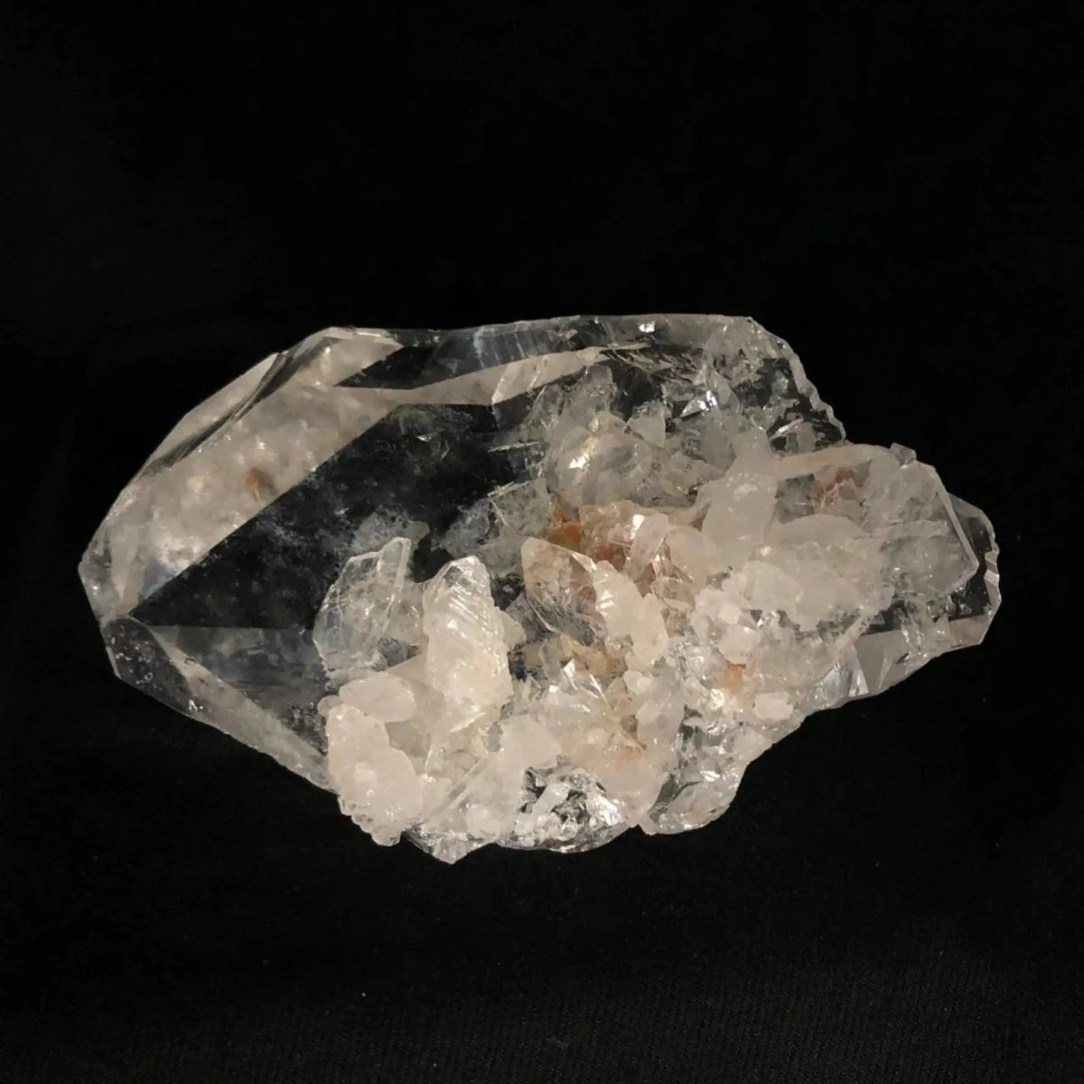Crystals Growing On A Larger Quartz Crystal
