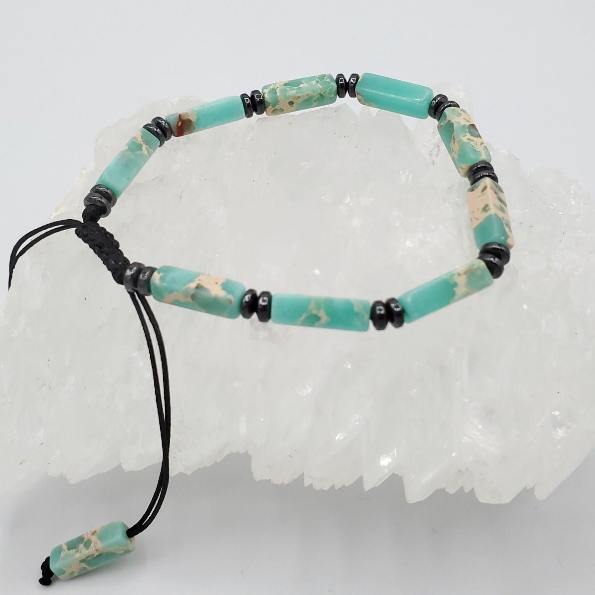 Amazonite Bracelet with Rondell Spacer