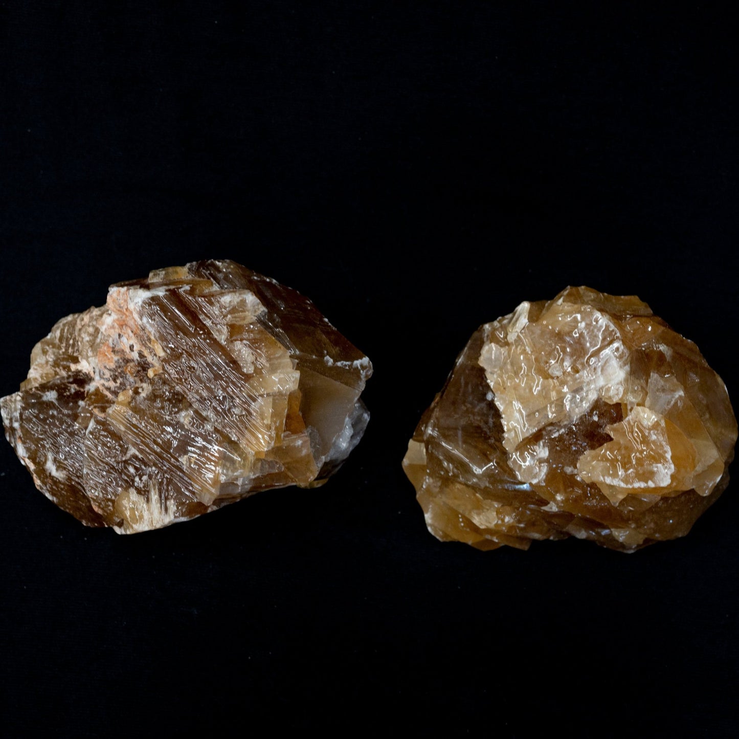 Honey Calcite Rock Specimens Uncut Sold By The Pound