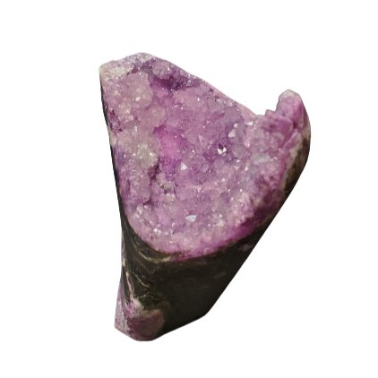 Pastel Purple Druzy Quartz Alternate View