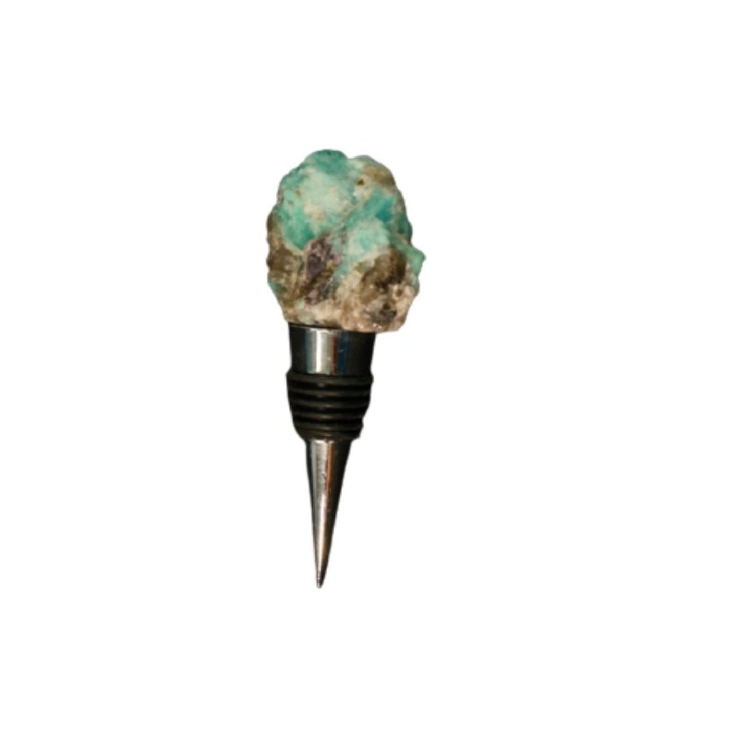 Raw Amazonite Bottle Stopper