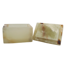 Load image into Gallery viewer, Green Onyx Ring Box open
