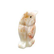 Load image into Gallery viewer, Side View Carved Onyx Owl
