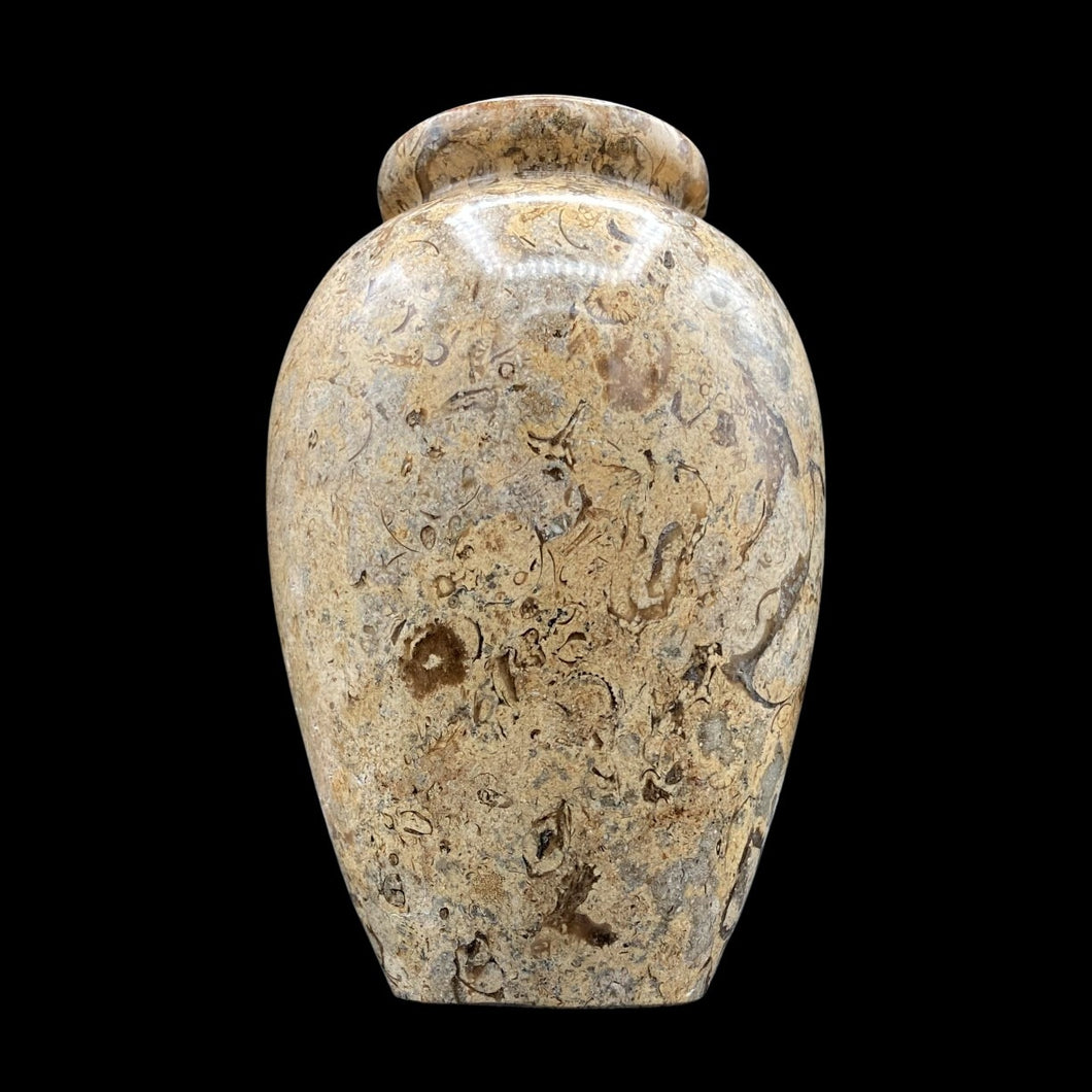 Side View Of Fossil Onyx Vase