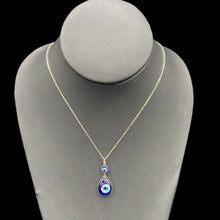 Load image into Gallery viewer, Sterling Silver Evil Eye Necklace
