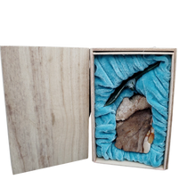 Load image into Gallery viewer, Jade Eagle on Stone Gift Box
