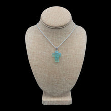 Load image into Gallery viewer, Fluorite Cross Necklace
