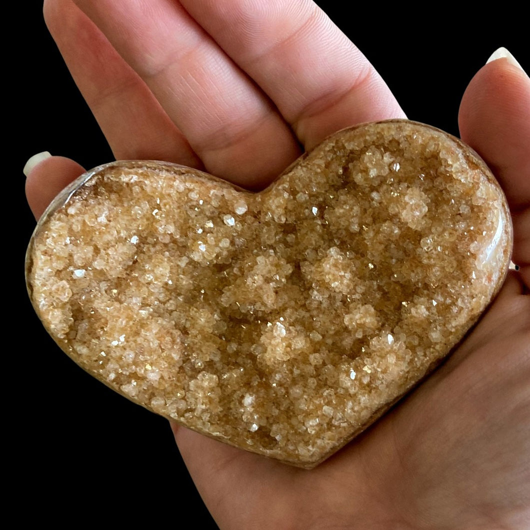 Front Side Of Citrine Heart