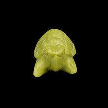 Load image into Gallery viewer, Front View Of Serpentine Turtle Figurine
