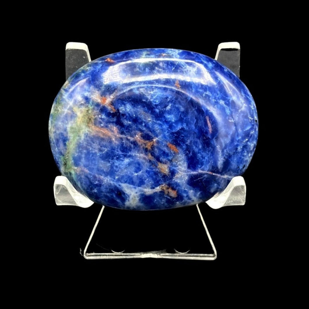 Front Side Of Sodalite Palm Stone