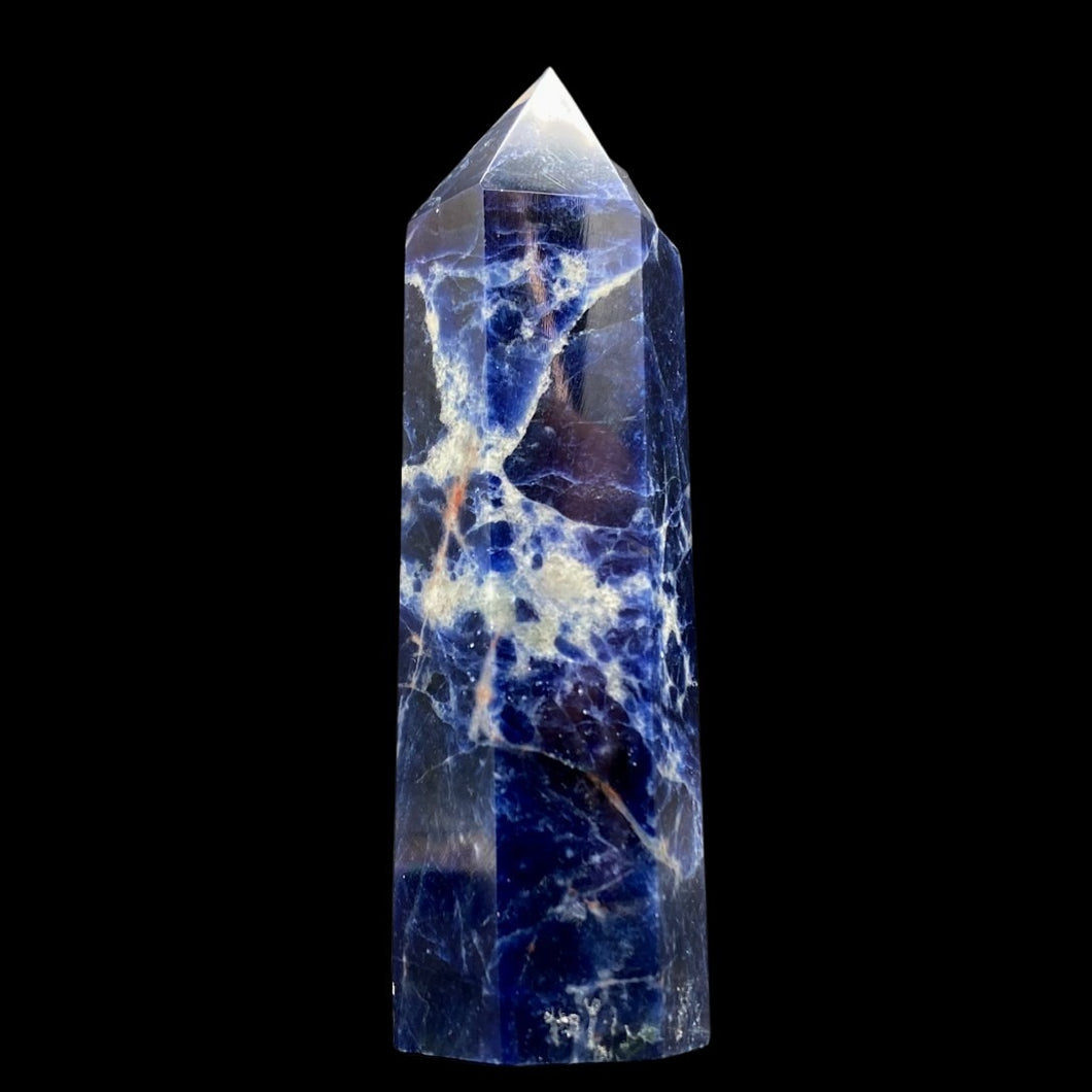 Front Side Of Blue Sodalite Point
