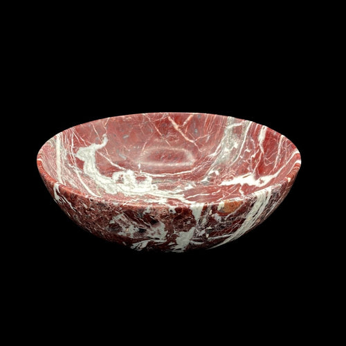 Front View Of Red Onyx Bowl