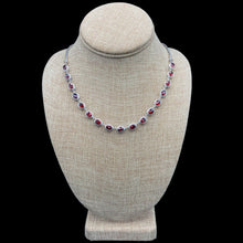 Load image into Gallery viewer, Sterling Silver Garnet Necklace
