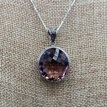Load image into Gallery viewer, Amethrine Necklace In Sterling Silver
