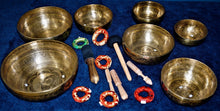 Load image into Gallery viewer, 7 piece singing bowl set
