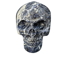 Load image into Gallery viewer, Large Hand Carved Sodalite Skull
