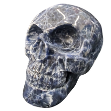 Load image into Gallery viewer, Large Hand Carved Sodalite Skull
