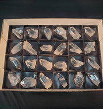 Load image into Gallery viewer, Tray of 24 Quartz Crystal Points
