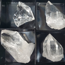 Load image into Gallery viewer, Close up Tray of 24 Quartz Crystal Points
